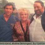 Mylene Demongeot Bud Spencer Denis Karvil dans Polizia Droga
